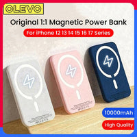Power Bank For Magsafe,Magnetic Wireless Powerbank Portable External Auxiliary Battery Pack For iPhone 12 13 14 15 16 17 Pro Max